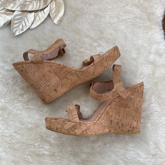 Stuart Weitzman Cork Wedges - Picture 3 of 12